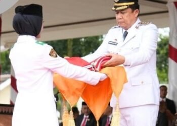 Bupati Bambang Bayu Suseno Bertindak Sebagai Inspektur Upacara HUT RI ke 80