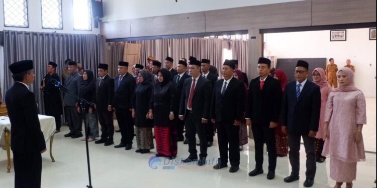 Wabup Junaidi Mahir Lantik 28 Pejabat Fungsional