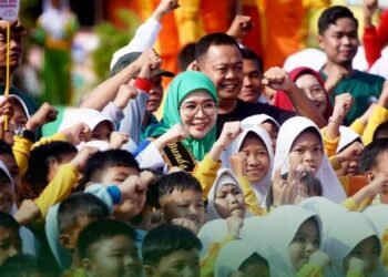 Peringat Hari Anak Nasional di Kabupaten Batang Hari Berlangsung Meriah