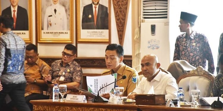 Bupati Fadhil Arief Hadiri Rakor Infrastruktur Pemerintah Provinsi Jambi