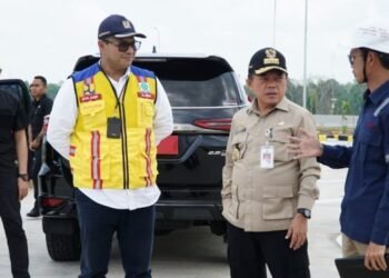 Gubernur Al Haris Tinjau Progres Jalan Tol Pijoan – Sebapo – Bayung Lencir