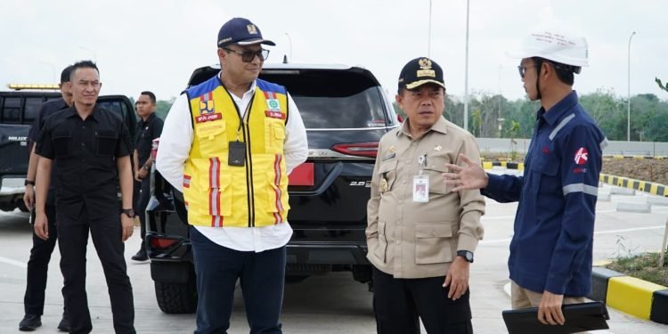 Gubernur Al Haris Tinjau Progres Jalan Tol Pijoan – Sebapo – Bayung Lencir