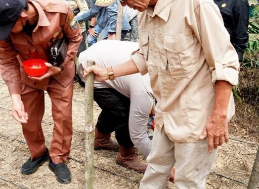 Wakil Bupati H. Bakhtiar Hadiri Pecanangan Penanaman Padi Gogo