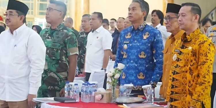 Wabup Muaro Jambi Hadiri Rakor Penanganan Bencana Karhutla