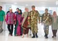 Kedatangan Bupati Fadhil Arief dan dan Wakil Bupati Bakhtiar Disambut di Bandara Bandara Sultan Thaha Saifudin