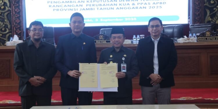 Gubernur Jambi dan DPRD Sepakati Perubahan KUA PPAS APBD 2025