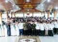 Bupati Mhd Fadhil Arief didampingi Wakil Bupati H.Bakhtiar Peringati Malam Nuzul Qur’an
