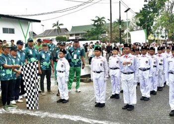 Wabup Batang Hari Lepas Pawai Pembangunan HUT ke 80 RI
