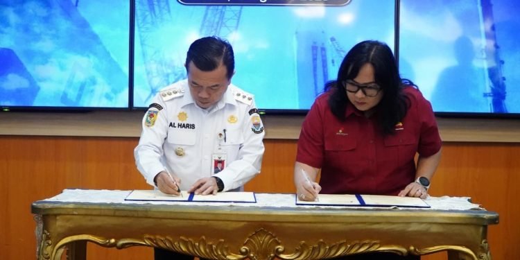 Gubernur Al Haris Tandatangani MoU dengan PetroChina International Jabung Ltd