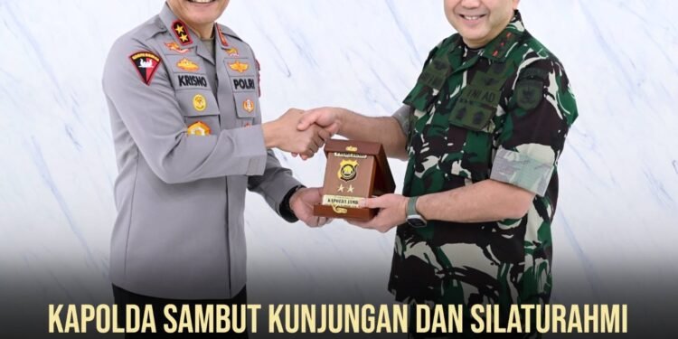 Kapolda Jambi Terima Kunjungan Pangdam XX/Tuanku Imam Bonjol