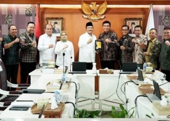 Bupati Mhd Fadhil Arief Audiensi dengan Menteri Sosial RI