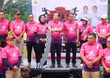 Bupati Bambang Bayu Suseno Lepas Temple Fun Run