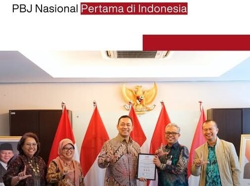 Kepala LKPP Mengesahkan UKPBJ LKPP Disahkan Sebagai PKPBJ Proaktif Nasional