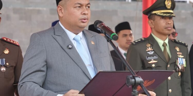 Ketua DPRD Kota Jambi Bacakan Teks Proklamsi Kemedekaan RI ke 80