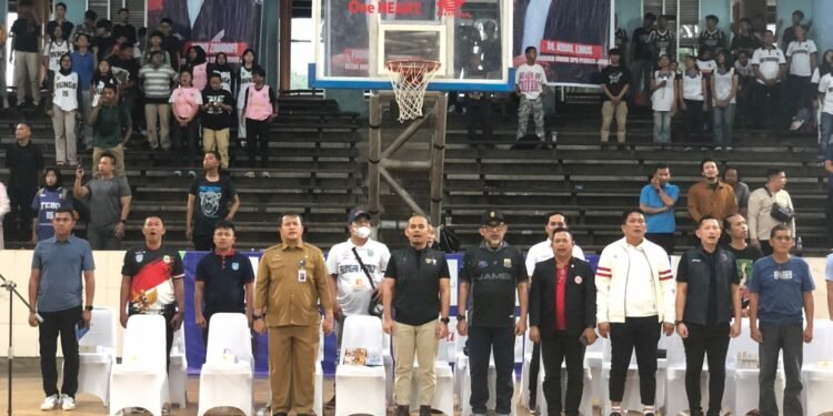 Sekda Sudirman Resmi Buka Kejurprov Bola Basket 2025