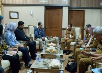 Bupati Didampingi Sekda Muaro Jambi Sambut Kedatangan BPK RI Perwakilan Jambi