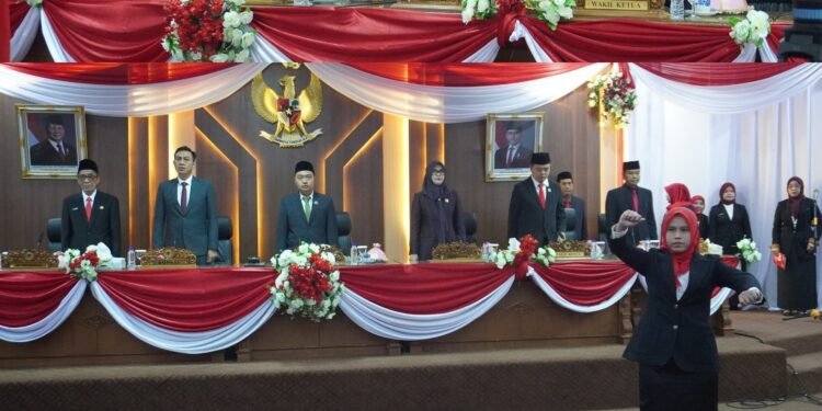 DPRD Batang Hari Rapat Paripurna Mendengar Pidato Presiden RI