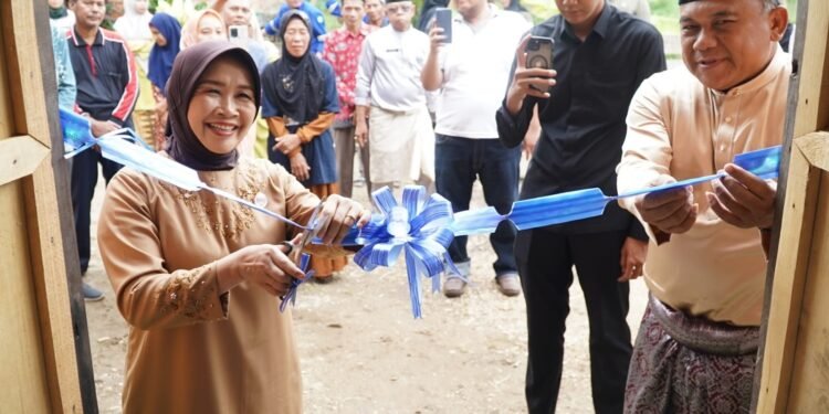 Hj. Hesti Haris Serahkan Kursi Roda dan Dampingi Warga Terapi Pengobatan