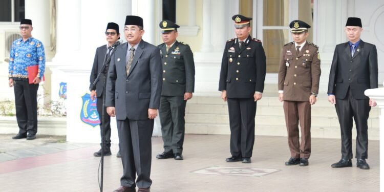 Bupati Anwar Sadat Bertindak Sebagai Inspektur Upacara  Hari Kesaktian Pancasila 2025