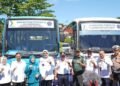Pemkab Tanjab Timur  Luncurkan Dua Bus DAMRI Untuk Wilayah Pesisir   