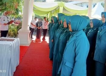 Bupati Dillah Lantik TP PKK dan Posyandu