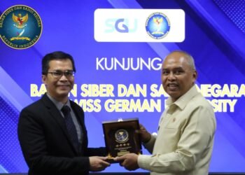 Badan Siber dan Sandi Negara dengan Swiss German University   