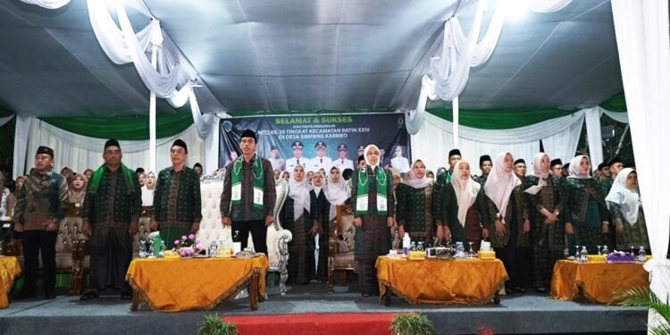 Bupati Fadhil Arief Hadiri Pembukaan MTQ ke 29 Kecamatan Batin XXIV
