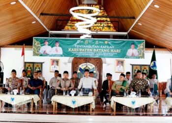 Bupati Fadhil Arief Sambut Kedatangan Kafilah MTQ ke 54