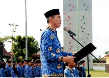 Bupati Fadhil Arief Pimpin Upacara Peringatan Hari Kesehatan Nasional ke 61