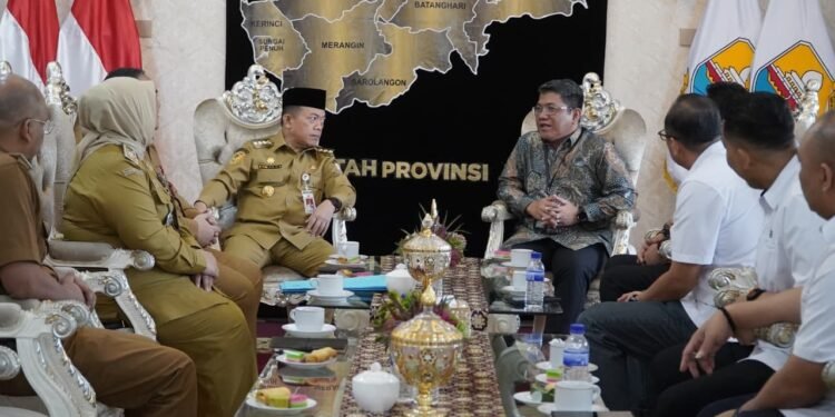 Gubernur Al Haris Sambut Kunjungan Kerja Dirut PT. Semen Baturaja