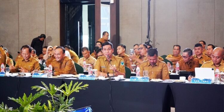 Bupati Fadhil Arief Rapat Bersama TPID Menjaga Stabilitas Harga Pangan