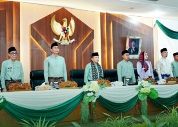 Bupati Fadhil Arief  Hadiri Rapat Paripurna Dalam Rangka HUT ke 77 Kabupaten Batang Hari