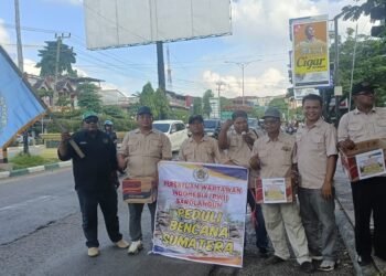 PWI Sarolangun Gelar Aksi Kemanusiaan Untuk Korban Bencana Alam