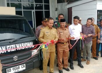 Wabup Gerry Trisatwika Launching Dapur SPPG di Desa Sungai Gedang Singkut 