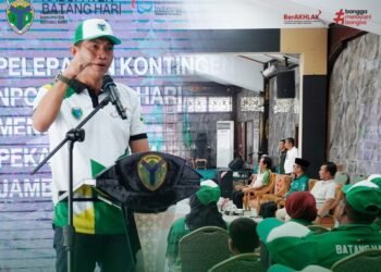 Bupati Batang Hari Melepas Keberangkatan Kontigen NPCI ke Jambi