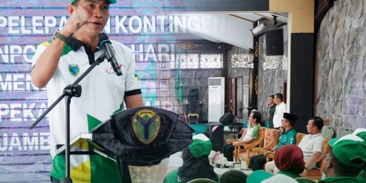 Bupati Batang Hari Melepas Keberangkatan Kontigen NPCI ke Jambi