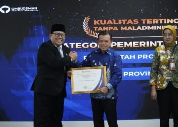 Pemprov Jambi Peringkat 1 Nasional Raih Opini Tertinggi Ombudsman RI