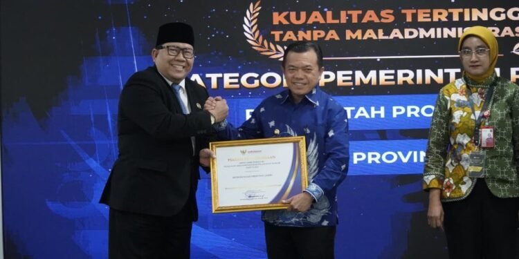 Pemprov Jambi Peringkat 1 Nasional Raih Opini Tertinggi Ombudsman RI