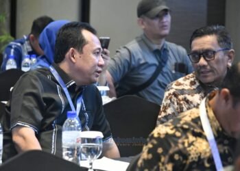 Bupati Bambang Bayu Suseno Hadiri Penutupan Rakernas APKASI di Batam