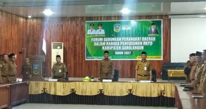 Bupati Sarolangun Minta Perangkat Daerah Evaluasi Visi Misi Sarolangun Maju
