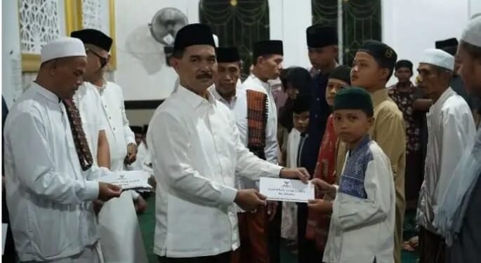 Ketua DPRD Sarolangun Ikut Safari Ramadhan di Kecamatan Pelawan