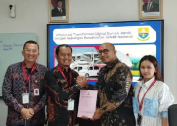 Kadis Kominfo Tanjabtim Sambangi Telkom Landmark Jakarta