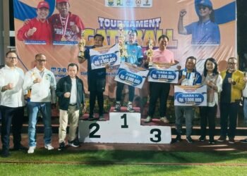 Kadis PUPR Hadiri Penutupan Turnamen Geteball Gubernur Cup 2026 oleh Wamen PU