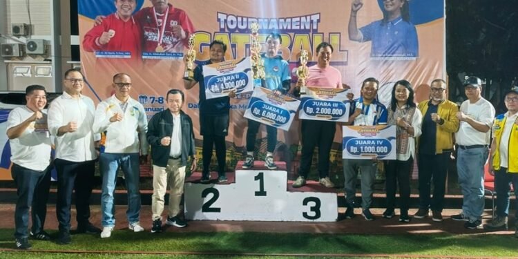 Kadis PUPR Hadiri Penutupan Turnamen Geteball Gubernur Cup 2026 oleh Wamen PU