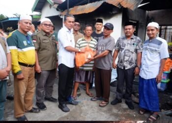 Wabup Muaro Jambi Kunjungi Korban Kebakaran