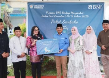 Bupati Anwar Sadat Apresiasi Penyaluran Paket Sembako Ramadhan Oleh BNI Kuala Tungkal