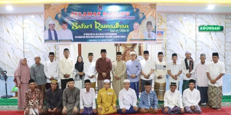 Pemkab Tanjab Barat Gelar Safari Ramadan di Masjid Al-ULA Desa Penyabungan
