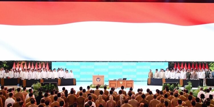 Bupati Fadhil Arief Hadiri Rakornas Pemerintah Pusat dan Daerah