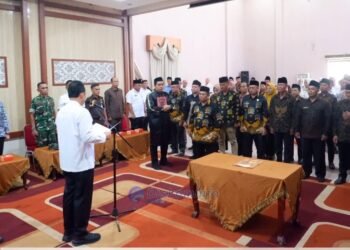 Bupati Bambang Bayu Suseno Lantik Pengurus PABPDSI
