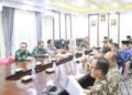 Bupati Anwar Sadat Mengikuti Entry Meeting BPK RI
